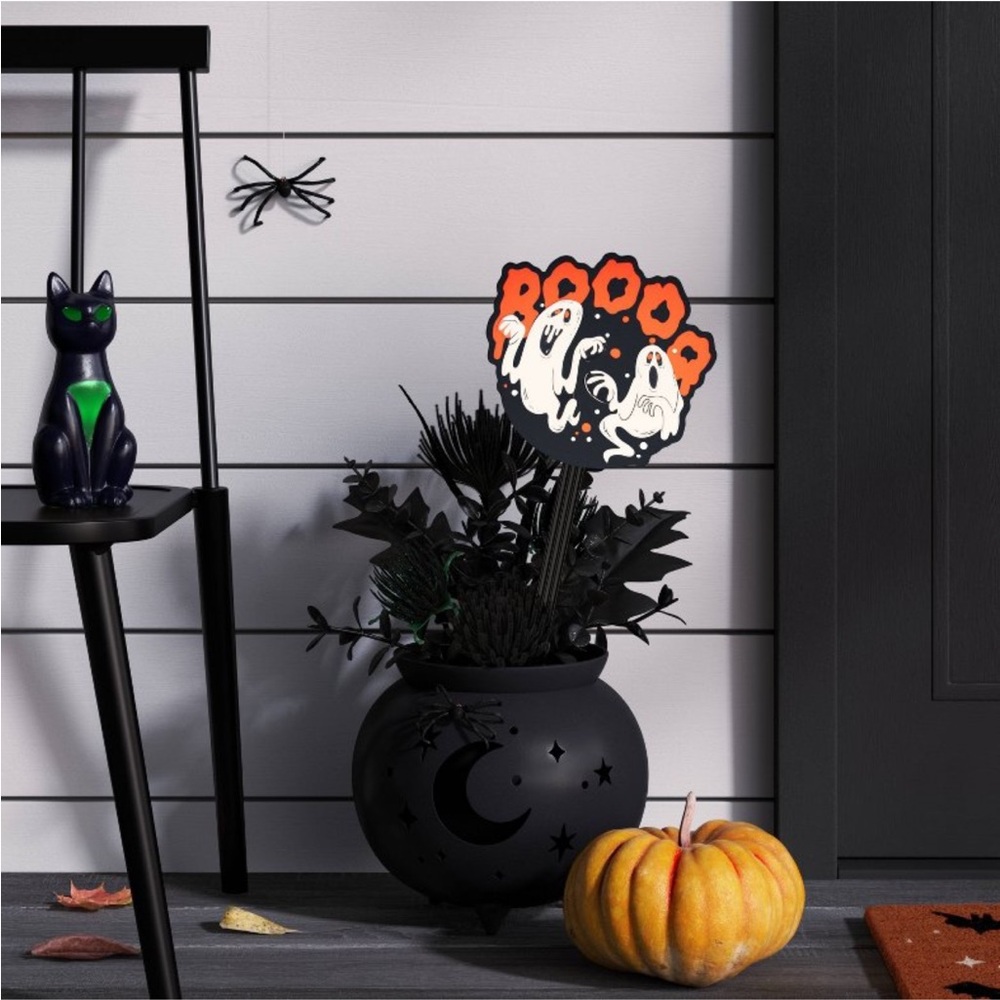 9" Large Metal Cauldron Planter
Black - Hyde & EEK - Picture 2 of 4